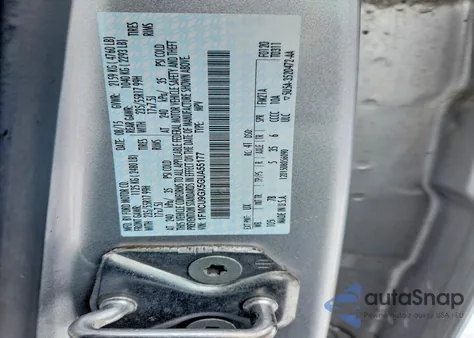 2016 Ford Escape Se из США, поврежденный, VIN 1FMCU9GX5GUA55177